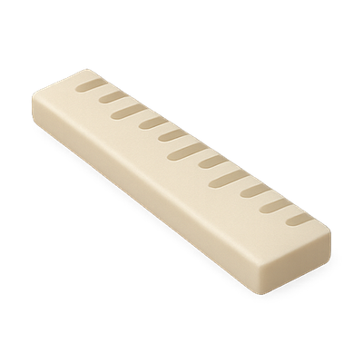 Minimalist Cream Colored Rubber Eraser for Office Supplies