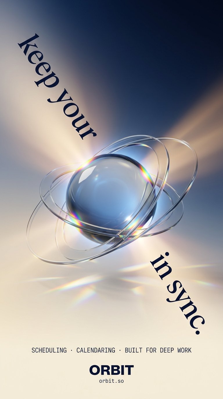 Polished glass sphere with rings