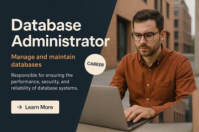 Professional Database Administrator Career Overview with Realistic Design