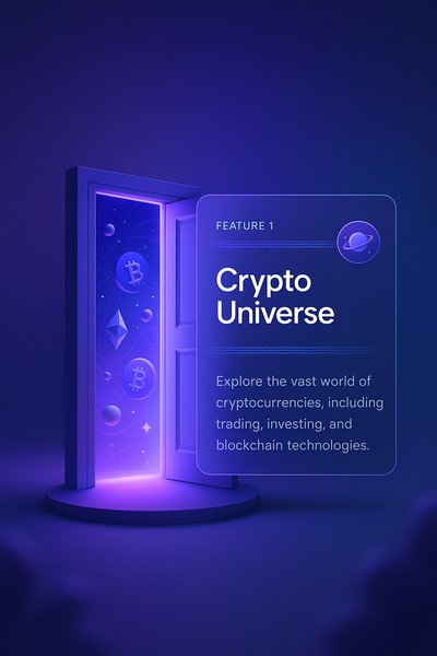 A Glowing Door into the Crypto Universe: Explore Blockchain Features