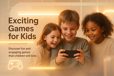 Engaging Promotional Graphic for Kids' Games