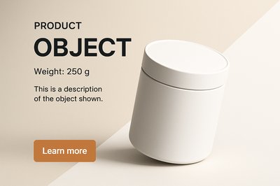 Modern Evening Workspace with Dynamic Product Display