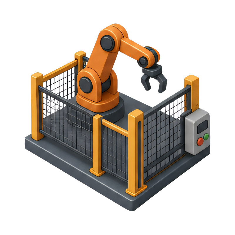 automated production cell in action