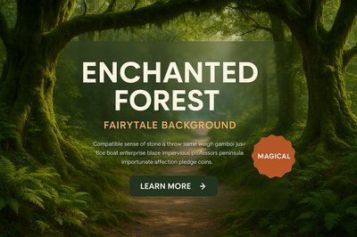 Enchanted Forest Digital Painting Background
