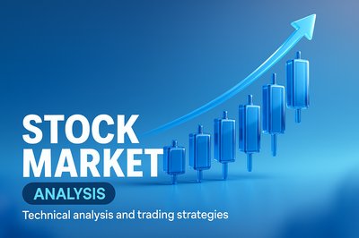 Stock Market Analysis Graphic Featuring Trading Strategies
