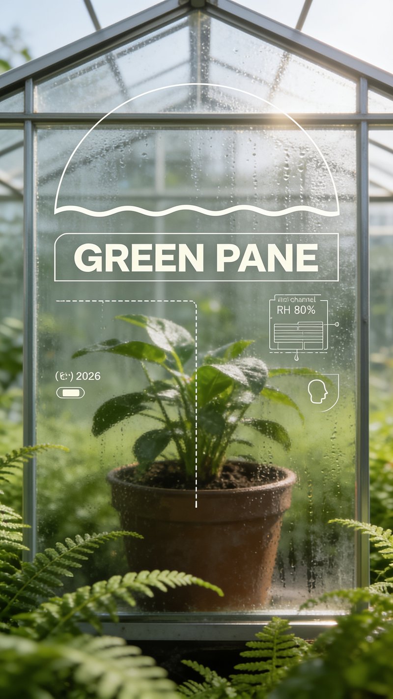 modern green house exterior