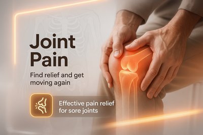 Promotional Graphic for Joint Pain Relief Solutions
