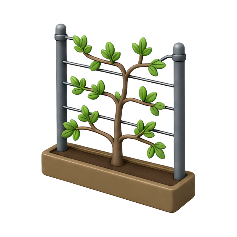 modern espalier wire frame