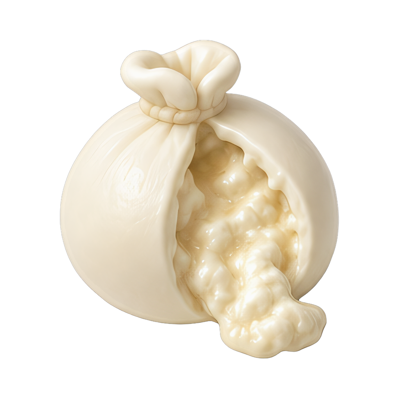 Creamy burrata cheese delight