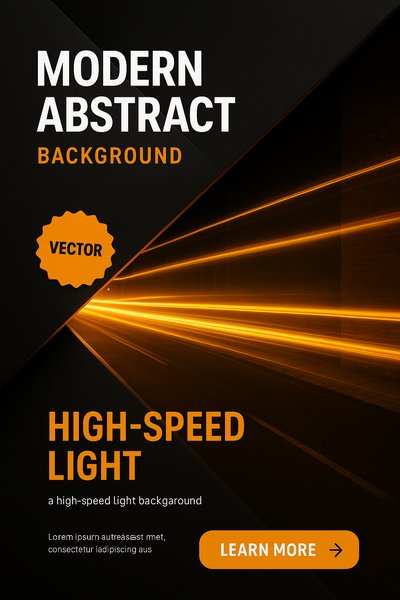 Modern Abstract Background with High-Speed Light Effect