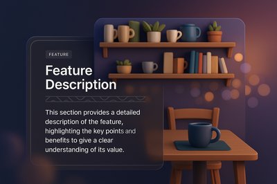 Cozy Coffee Shop Setup with Bokeh Effect