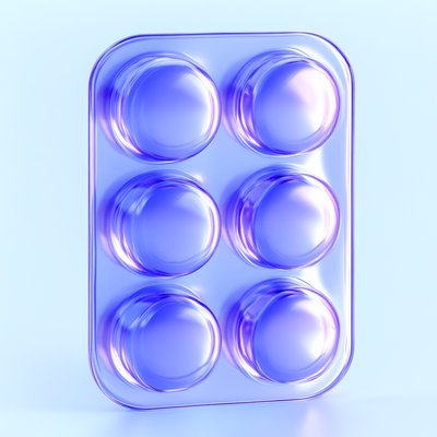 Minimalist Gel Capsules in Transparent Packaging