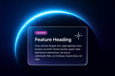 Glowing Cosmic Horizon with Feature Block