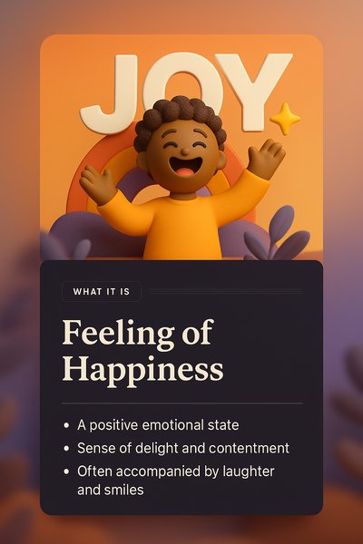 Visual Harmony of Design: Joy and Happiness in 3D Illustration