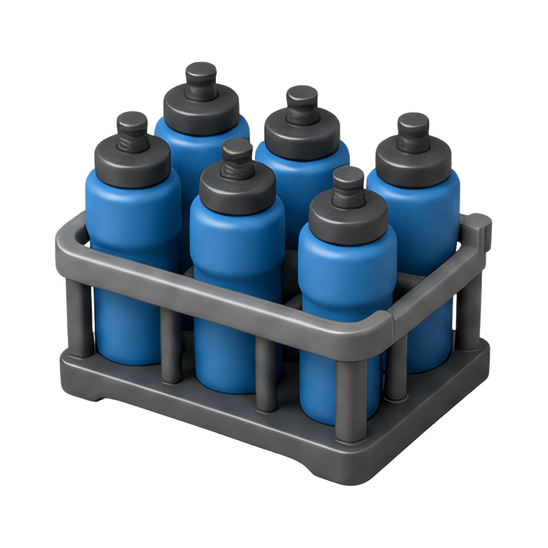 modern water bottle rack