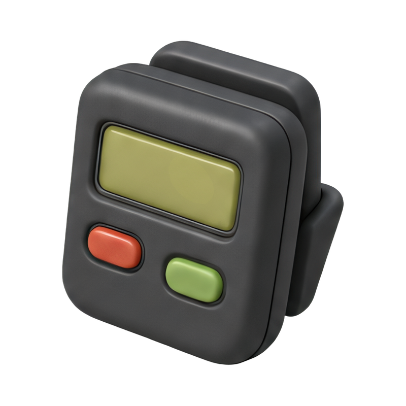 Classic pager beeper clip