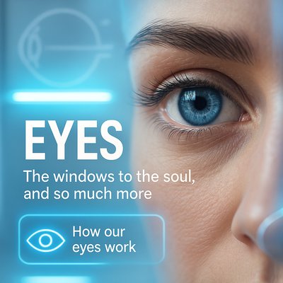 Informative Graphic on Eye Anatomy and Function