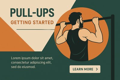 Engaging Pull-Up Guide with Modern Design Elements