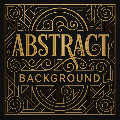 Elegant Abstract Background Design with Decorative Elements