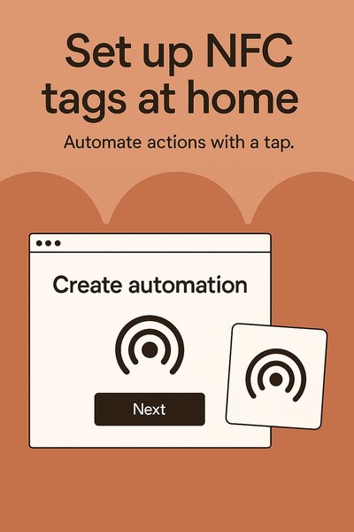 Informative Graphic on NFC Tag Automation Setup