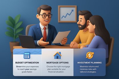 Financial Advisor Meeting: Strategies for Budgeting and Investing