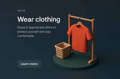 Stylish 3D Scene of Clothing Display with Dark Background