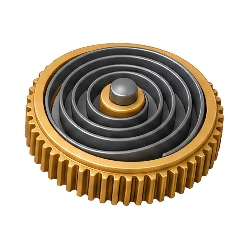 Coiled barrel mechanism