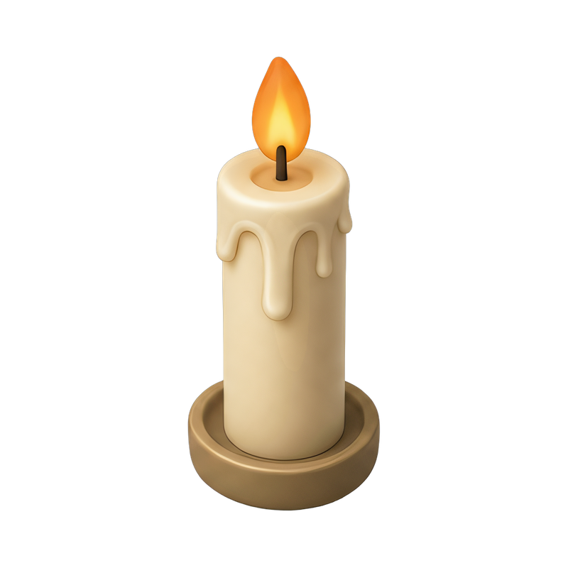tall decorative candle