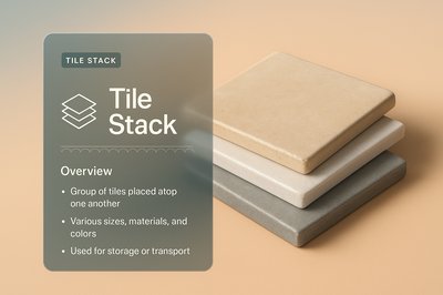 Light Design with Tile Stack Integration and Clear Text