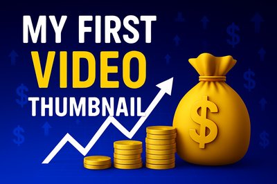 Engaging Video Thumbnail Featuring Financial Growth Concept