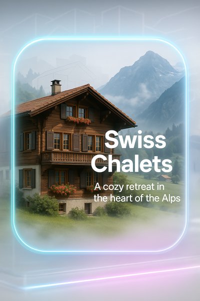 Cozy Swiss Chalets in the Alpine Mountains