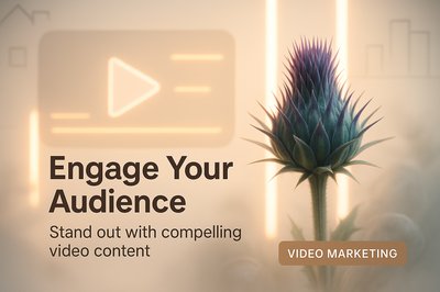 Promotional Graphic for Video Marketing Engagement