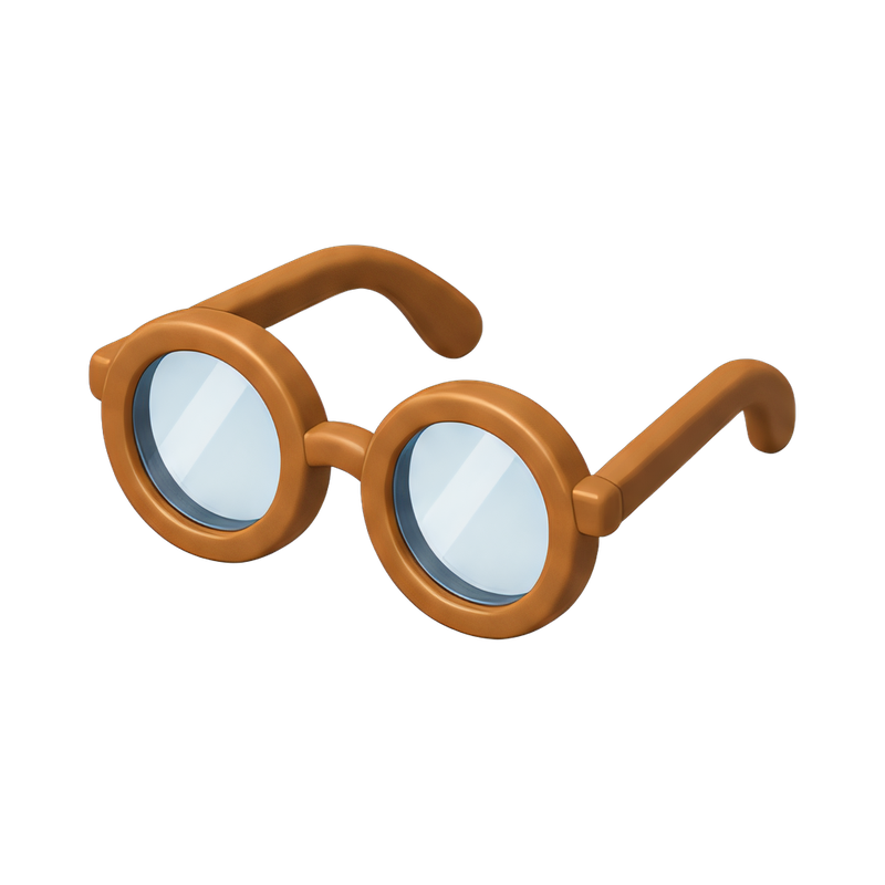 stylish round frame eyeglasses