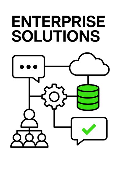 Graphic Illustration of Enterprise Solutions Workflow