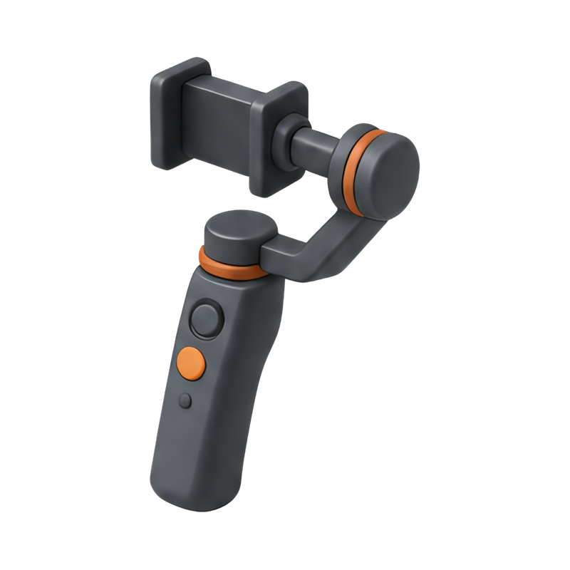 handheld gimbal stabilizer in action