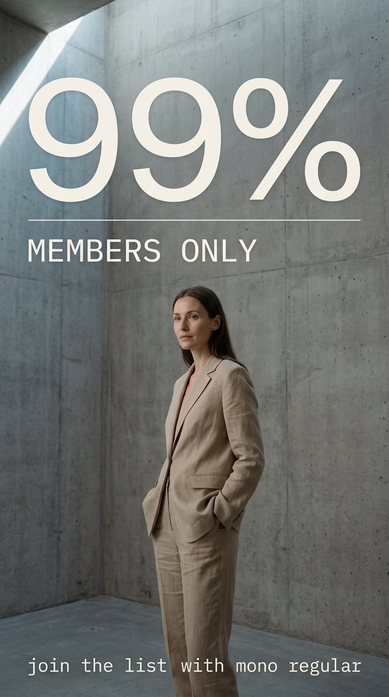 Brutalist Advertising Banner Design