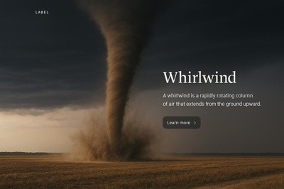 Whirlwind: Captivating Realism in Nature