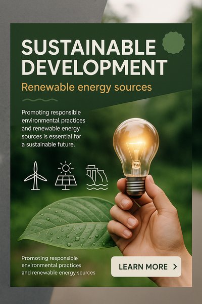 Sustainable Development: Embracing Renewable Energy Sources