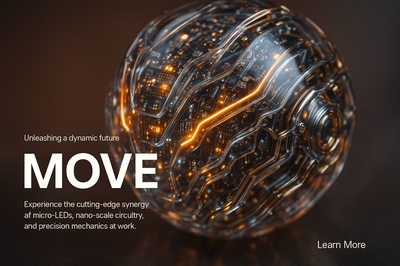 Hyperrealistic 3D Scene of High-Tech Innovations