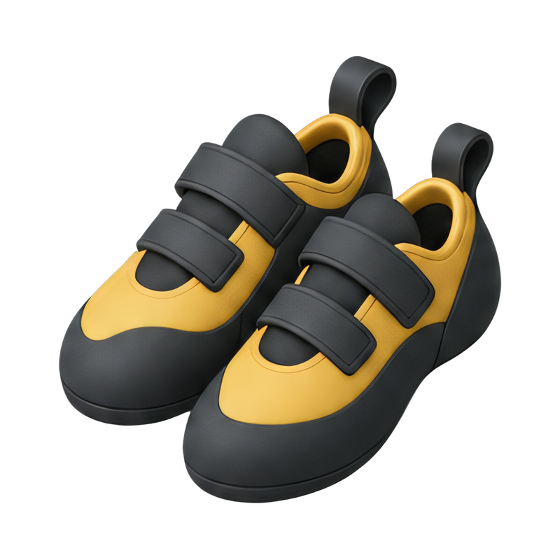 durable climbing shoes pair