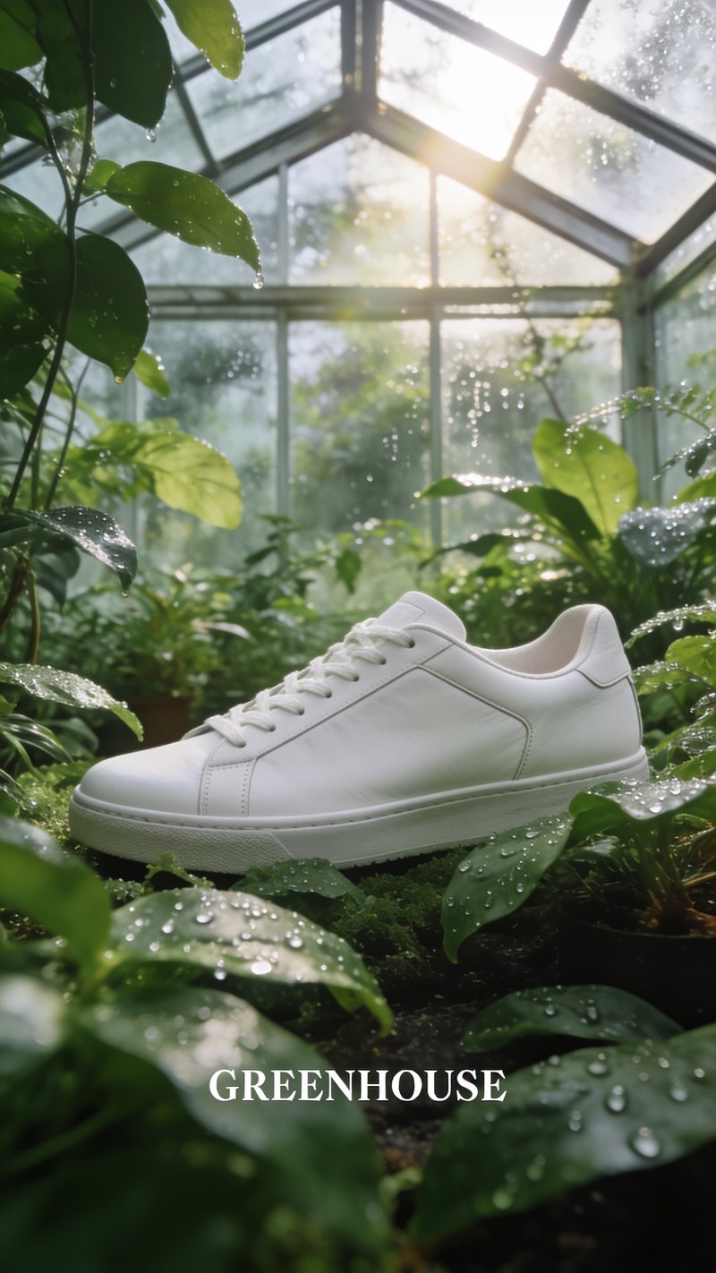 modern greenhouse interior