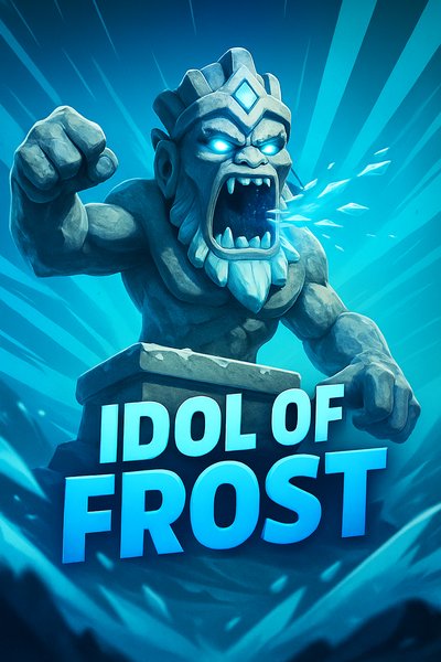 Dynamic Frost Idol Design with Bold Title