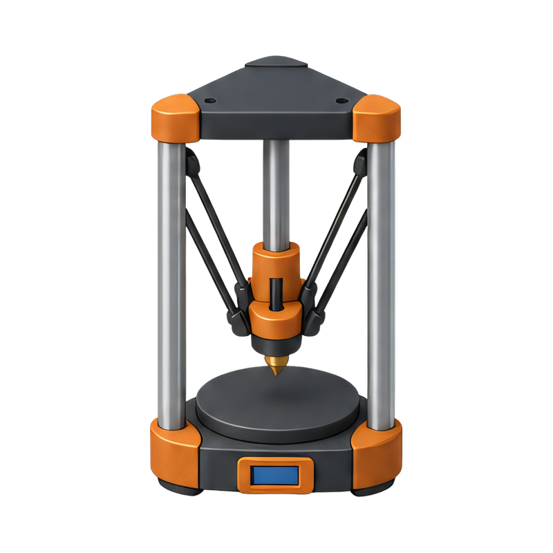 modern delta 3D printer tower