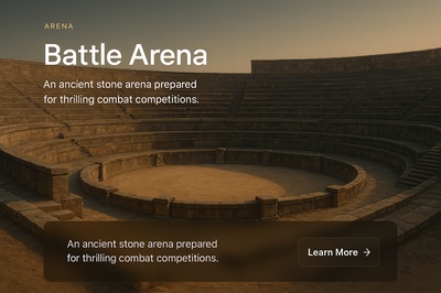 Stylish Battle Arena Illustration for Web Design