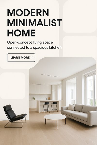 Stylish Modern Minimalist Home Interior Design with Natural Light