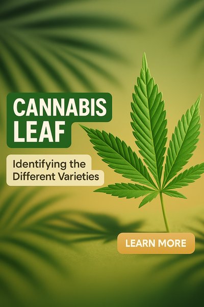 Informative Graphic on Cannabis Leaf Varieties