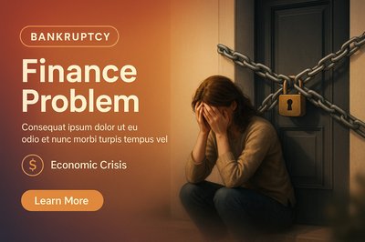 Emotional depiction of financial crisis and bankruptcy issues