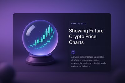 Crystal Ball Illustrating Future Cryptocurrency Trends