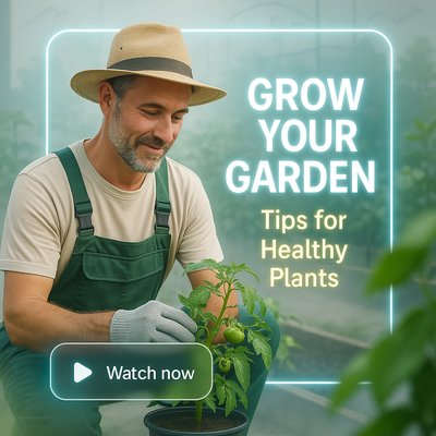 Gardening Tips Promotional Post with Engaging Visuals
