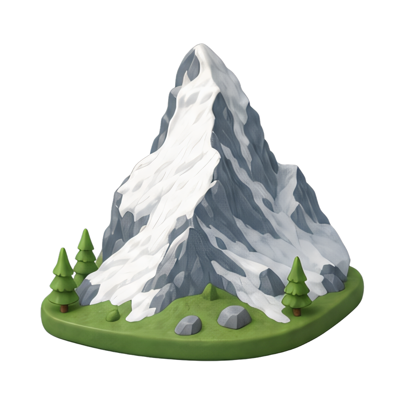 Snow-covered Matterhorn Peak